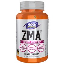 NOW Foods ZMA 아연 마그네슘 비타민 B6 캡슐 9 나우푸드 now foods, 90 개(정) (1팩)