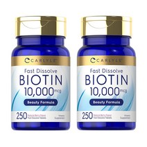 1+1 칼라일 carlyle 비오틴 10000mcg 250정 바이오틴 만니톨 수용성 비타민B 함유 스킨 헤어 손톱