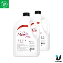품애 천연 친환경 고농축 섬유유연제 2.5L 4개 라벤더향, 1