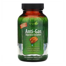 Irwin Naturals 효소 프로테아제 아밀라제 리파제 1개, 2개