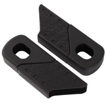 자전거크랭크 픽시크랭크 크랭크암 1 세트 실용적인 자전거 크랭크 보호 크랭크 세트 프로텍터 자전거 기어 페달 슬리브, 검은색