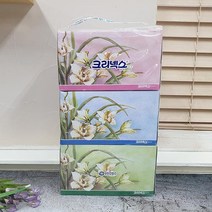 곽휴지 크리넥스 미용티슈 각티슈 100% 천연펄프 무형광 화장지 (280매x3p), 본상품