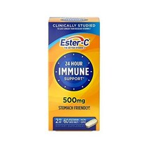 에스터씨 비타민 C 500mg 60정 타블렛 이뮨 서포트, 60 Count