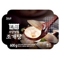 진지 주당맛집 조개탕 (냉동), 3개, 600g