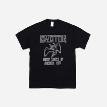[천삼백케이] [락아메리카] Rock America Rock T shirts LED ZEPPELINE 1977
