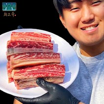 최고육 우대갈비 1kg 678번 꽃갈비 초이스 등급 LA갈비 토마호크 스테이크 캠핑 소고기 구이용, 가정용 토마호크 2.5cm, 500g, 1개