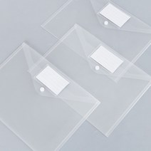 고객관리용 이름표 명함 똑딱이 클리어파일