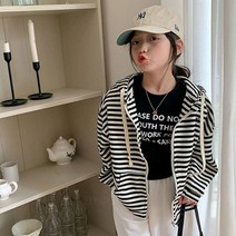 키즈 바람막이 원픽 스트라이프후드자켓 유아 아동 자켓 점퍼 남대문 아동복