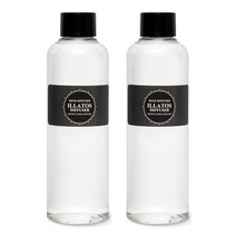 일라토스 디퓨저 200ml 리필2개 발향좋은 대용량 프리지아 블랙체리 머스크 15종 향 총400ml, ILR/라임바질1개 + ILR/피치블라썸1개