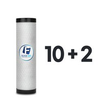 ACF 블럭망카본 필터 염소제거 4개 10인치 하우징용, 선택03_필터 10+2=12개