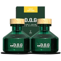 도그독 차량용디퓨저 100ml [1+1세트], 1세트, 그린민트