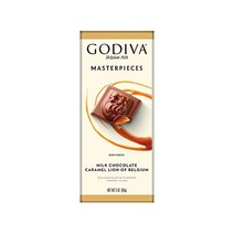 고디바 쇼콜라티에 밀크 초콜릿 캐러멜 Lion Masterpieces Tablet 초콜릿 Treats 초콜릿 캔디 Bar Gourmet 초콜릿 3 oz