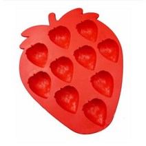없음 반쪽딸기10구몰드/ 과일몰드