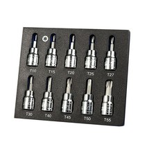 High Haredness Torx 비트 소켓 케이스 크롬 바나듐 스틸 핸드 툴 8