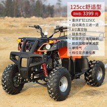 4륜구동 오토바이 ATV 네발 농업용사륜바이크 산악 오프로드 다목적운반차 팜트럭 큰 전, 125cc 컴포트 타입