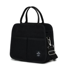 아이더 22년 가격인하/내구성 강화한 코팅 캔버스 소재 크로스백/캔버스크로스백 블랙(DUA22B91Z1)