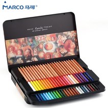 프리즈마색연필 애니메이션색연필 프리즈마색연필72 마르코 reffine prismacolor 오일 연필 243648 색 유성 색연필 아트 스케치 드로잉 학교 사무용품, 48색