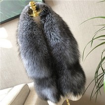 정품 진짜 여우 모피 칼라 목도리 100 천연 여우 스카프 여성용 목 따뜻한 모피 머플러 전체 여우 큰 스카프 여성 랩