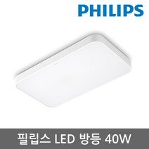 필립스 신제품 LED방등 40W LED등기구 LED조명 AS 2년 LED등, 주광색
