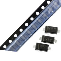 전자부품 SOD-100 SMD 제너 다이오드 BZT52C4V7/5V1/123/5.6/6.2/6.8/7.5/12V BZT52C5V1 8.2피스, 03 BZT52C2V7  W1
