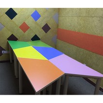 DIPYLON 중학교 고등학교책상 미술학원 마름모테이블, D