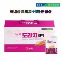 충북인삼농협 도라지진액 30포 국내산 6년근 홍삼 환절기 영지버섯 사철쑥 사포닌 비타민