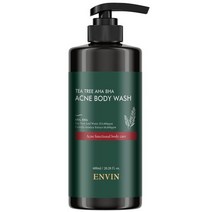 바디워시 약산성 티트리 아하 바하 아크네 600ml 1개, 아하 바하 아크네 바디워시 600ml 1개