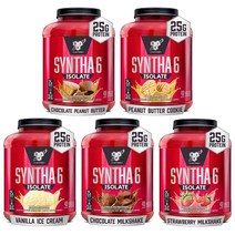 BSN SYNTHA-6 ISOLATE 비에스엔 신타6 48서빙 1.82kg (4 lb) 5가지 맛, Choc Peanut Butter