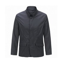 코오롱 브렌우드 미니멀 스탠 카라 점퍼 그레이 방수 발수 단정한 웨어러블 스냅 버튼 자켓 BRUAM19511GYX