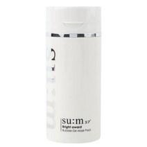 SUM 워시오프타입 맑은 피부톤 마스크 화이트 100ml /톤업팩/각질관리팩/워시오프/묵은각질팩/피부톤업