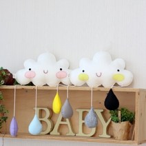 바보사랑 오늘도 맑음 모빌 펠트만들기.펠트박스, 흑백톤