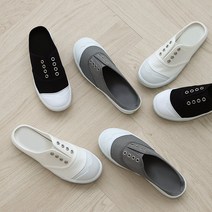 [쥬드] 국산 찐편함 데일리 메타 캔버스 뮬 블로퍼