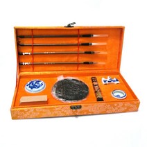 중국 동양화 회화 서화 수묵화 민화 문방사우 붓 붓받침 먹 연적 벼루 서예도구 선물셋트