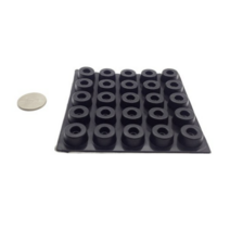 3M 범폰 미끄럼방지 스티커 검정 A0038 25p, 2개