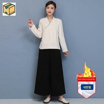 여자 생활복 세트 중년 엄마 생활 한복