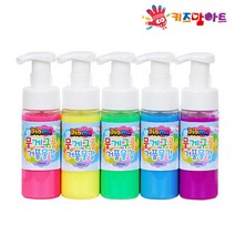 키즈맘아트 미술놀이 뭉게구름 거품물감 150ml x 5색 세트