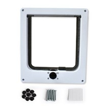 E56C 도어 플랩 출입 잠금 장착 투명 욕실수납장, T02-White, C02-L