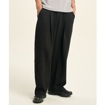 XERO 5월 17일 배송 Deep One Tuck 스웨트 팬츠 블랙
