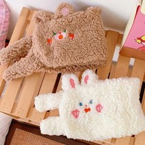 [보경샵] 하찮은 토끼곰 머플러 넥워머 털모자 목도리