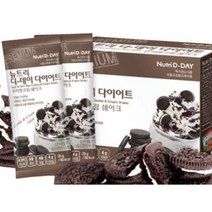 뉴트리디데이 아이스크림맛 다이어트 쉐이크 쿠키앤크림 25g x 28포