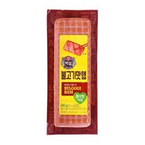 [메가마트]CJ 백설 불고기맛햄 쫄깃한 식감 340g, 1개