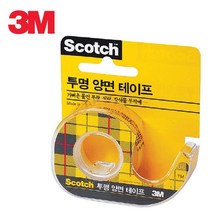 장식물부착 투명 스카치 양면테이프 만들기재료 문구, 1개, 137