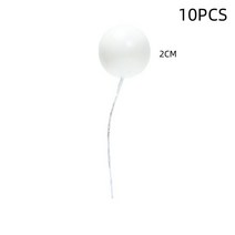 케이크 데코용품 웨딩 베이비 샤워 생일 케이크 삽입 위 컵케익 인서트 액세서리 플러그, 15 white2