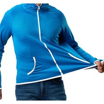 낚시복 남성용 방수 자외선 차단 낚시 재킷 셔츠 의류 여름, 03 파란