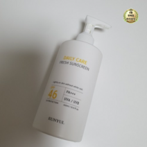 은율 데일리 케어 프레쉬 선크림 SPF46 PA+++, 120개, 300ml