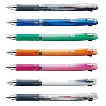 제브라 클립 온 Clip-on 슬림 2C 멀티펜, 파스텔핑크