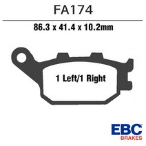 EBC 12- NC700 리어 브레이크패드 FA174