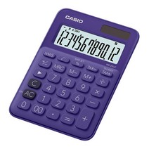 카시오 본사직영 MS-20UC 일반용 컬러계산기, PL(퍼플)