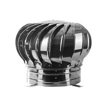 벤츄레이터 무동력흡출기 무소음 옥상 배기 통풍구 지붕 환기 환풍기, L. 110mm (304 스테인레스 스틸 완성 된 제품