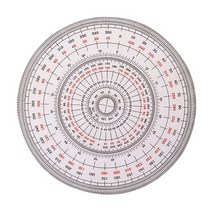 아톰)전원분도기(18cm)